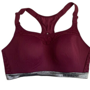 Victoria Sport Incredible Lightweight Max Sports Bra Burgundy Size 34D